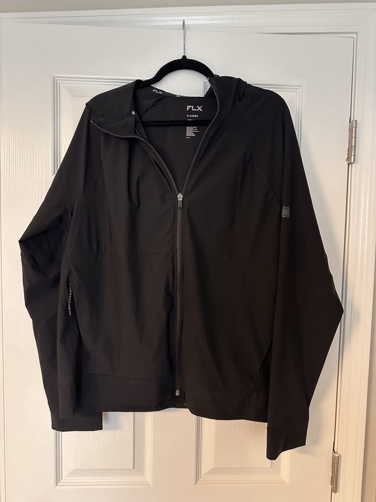 FLX Basic Jacket Men's X-Large Black Full-Zip Sol… - image 1