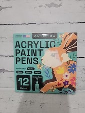 ARTISTRO 12 Acrylic Paint Pens, Art Set Acrylic Paint Markers, Fabric Markers...