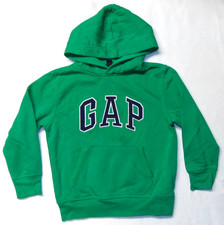 Gap Kids Size Small Green Pullover GAP Logo Hoodie Age 6-7 yrs
