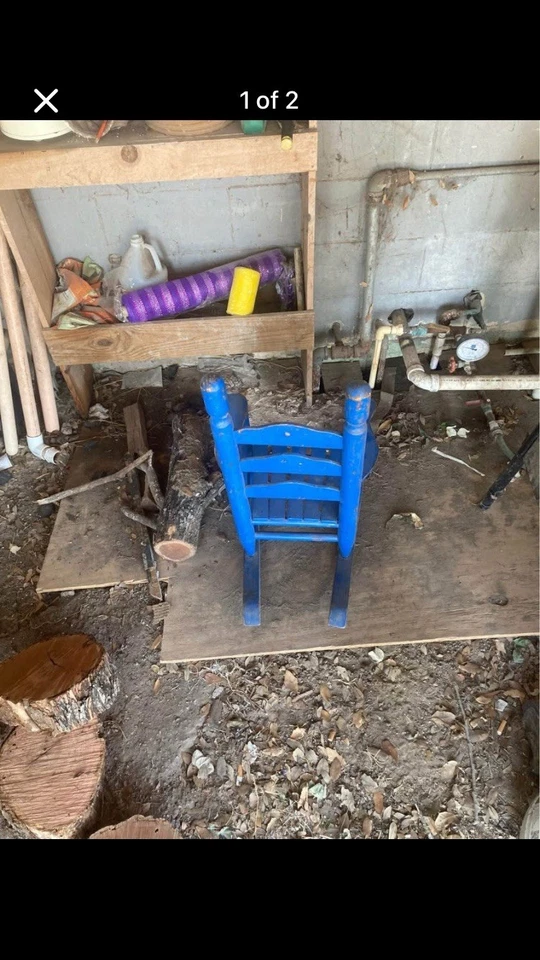 Mecedora infantil antigua Foto 2 de 2