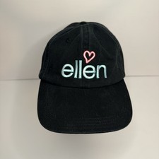 The Ellen Degeneres Show Black Baseball Cap Logo On Front Embroidered
