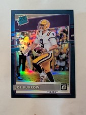 2020 Panini Chronicles Draft Picks Donruss Optic Joe Burrow Blue Prizm #1  MINT