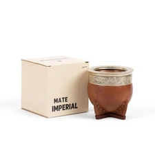 Yerba Mate Cup Ceramic 11oz - Eco-Friendly, Durable, Stylish, Smooth Drinking