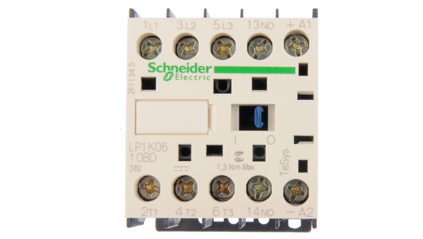 Power Contactors 6A 3P 24V DC 1Z 0R LP1K0610BD TeSys
