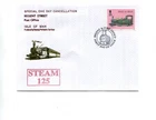 Isle of Man 1998 Railway FDC Regent St Post Office cancel