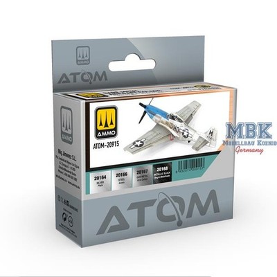Ammo of MIG ATOM20915 ATOM Bare Metal Aircraft Colors Set