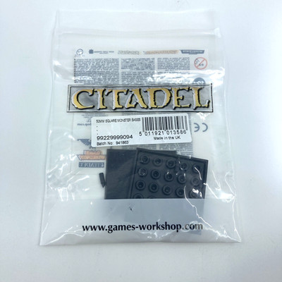 Citadel 50mm Square Monster Base Set - Warhammer Fantasy Games Workshop C965