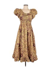 Ulla Johnson Women Yellow Casual Dress 6