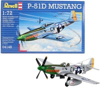 Revell, P-51D Mustang Flugzeug Zum Zusammenbauen Und Lackieren, 1/72, REV04148