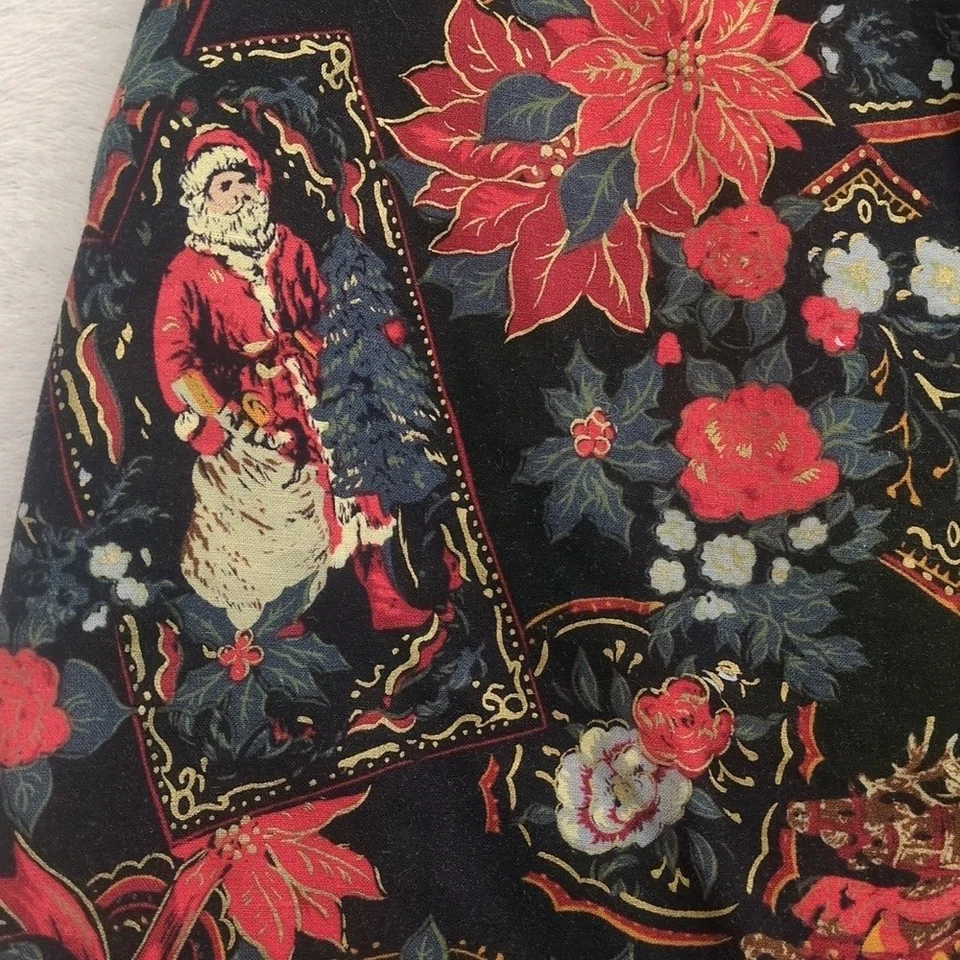 Жилет винтажный праздничный рождественский Santa Nut Cracker размер M - Изображение 2 из 4