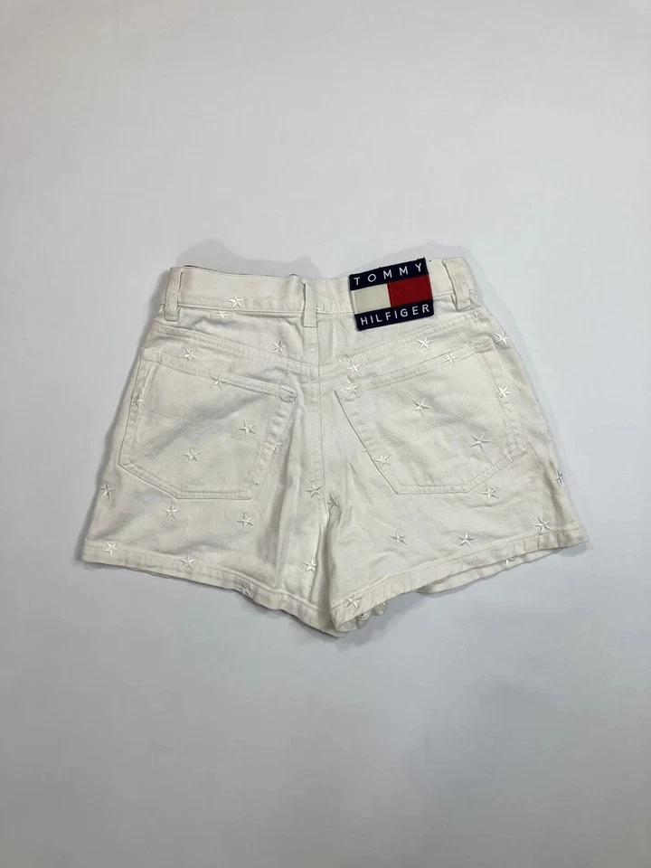 TOMMY HILFIGER DENIM Shorts -Size UK6 - White - Great Condition - Women’s - Image 3 of 4