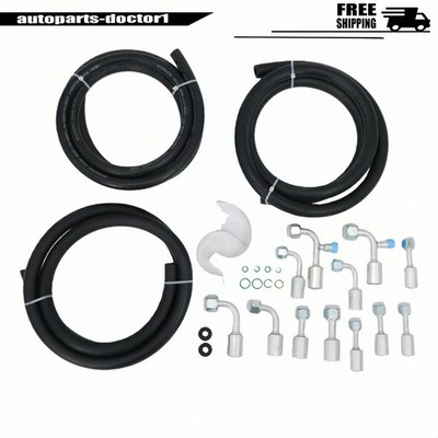 For Custom Air Conditioning Lines A/C Hose&Fitting Kit Complete Set 42810100 US