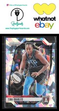 2024 Panini Prizm WNBA #36 Tina Charles Ice Prizms Atlanta Dream🔥