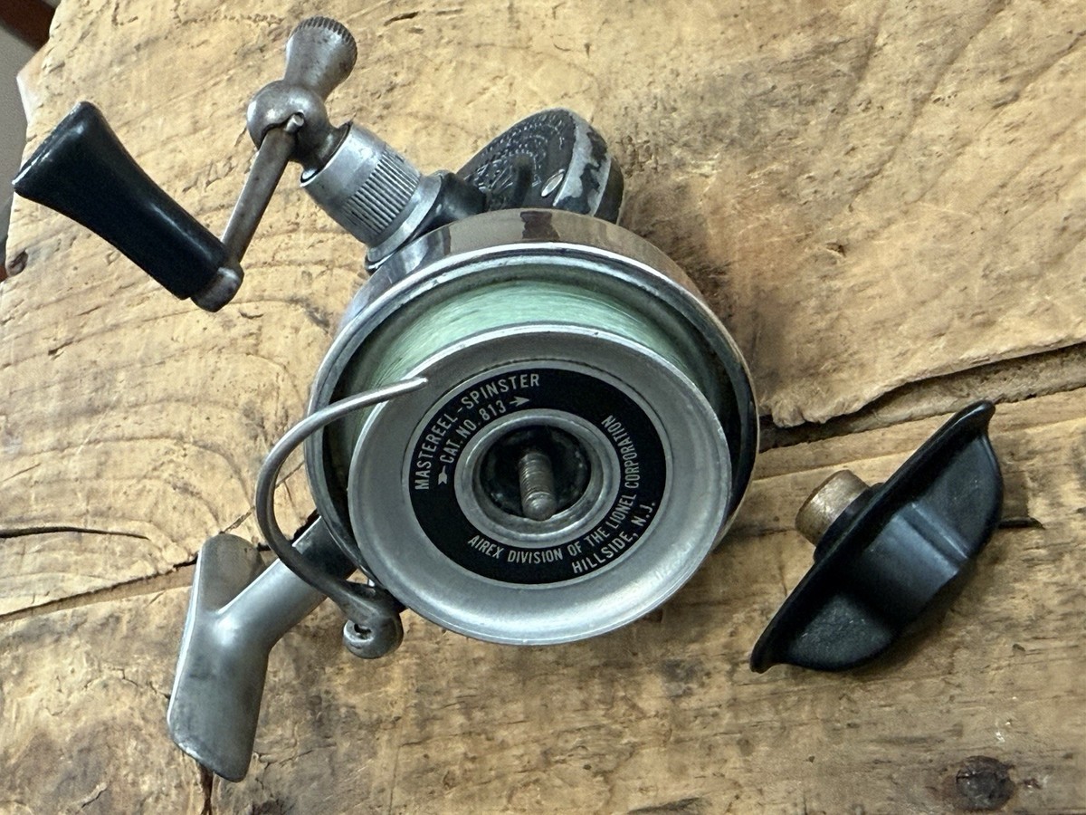 AIREX Bache Brown MasterReel Model 3 Spinning Fishing Reel Lionel