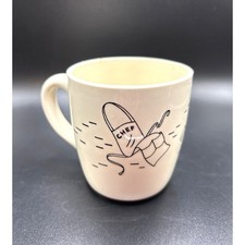 Vintage 1950s BBQ Themed Coffee Mug/Cup Made in USA