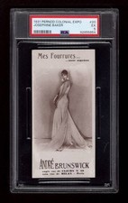 PSA 5 JOSEPHINE BAKER 1931 Andre Brunswick Colonial Exposition Card #20 RARE 1/1