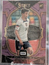 2022/2023 Panini Select FIFA - Luca De la Torre RC Purple Mojo