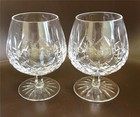 2 Waterford Crystal Lismore Pattern Brandy Snifters 5 1/4" Tall — photo 8