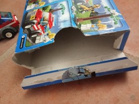 BOITE LEGO CITY 60001-VOITURE DE POMPIER-SAUVETAGE DU CHAT-COMPLET-BOITE+NOTICE