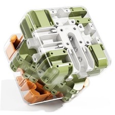 3D Cube Puzzle for Kids 5-8 8-12, Color-Match Game, Education Sensory Green