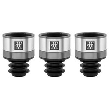 Zwilling Fresh And Save  Set 3 Piece Vacuum Wine Sealer Grey