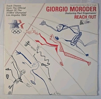 Giorgio Moroder /Reach Out / Columbia / 12''  Vinyl Single/ 1984 / VG +