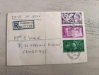 GB FDC FIRST DAY REGISTERED COVER 1958 BRITISH EMPIRE & COMMONWEALTH GAMES