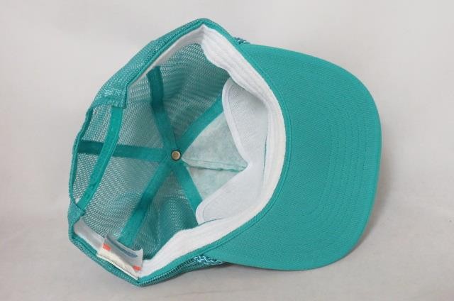 Vintage San Sun Snapback : Fishing has No Boundaries - Eagle River, WI (blugrn)