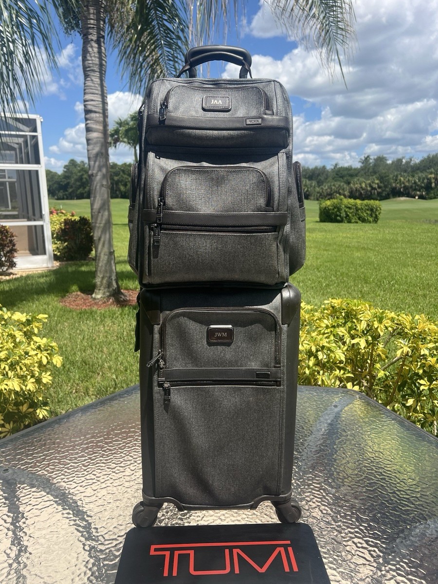 Tumi Alpha Discontinued Earl Gray InterContinental Carry On Alpha  Backpack