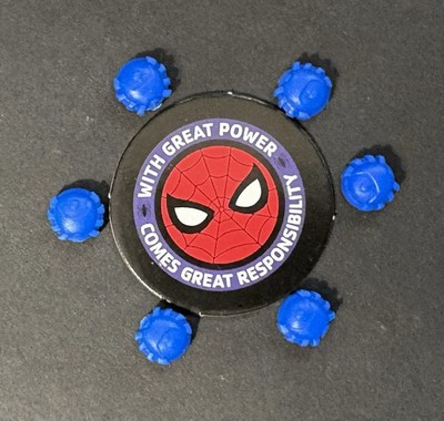 2021 Monopoly Spider Man Board Game Replacement 1 Symbol & 6 Bot Parts Only