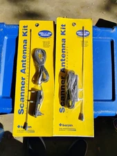 2 New BARJAN Products Scanner Mirror Mount Kit 18” Mobile Antenna * 10’ Cable *
