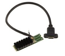 Carte graphique HDMI 4K UHD 3840x2160 sur port M2 M Key SiliconMotion SM768