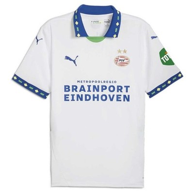 Puma PSV Eindhoven Away Jersey 24 25 White PSV Third Shirt Fan Jersey M - 3XL