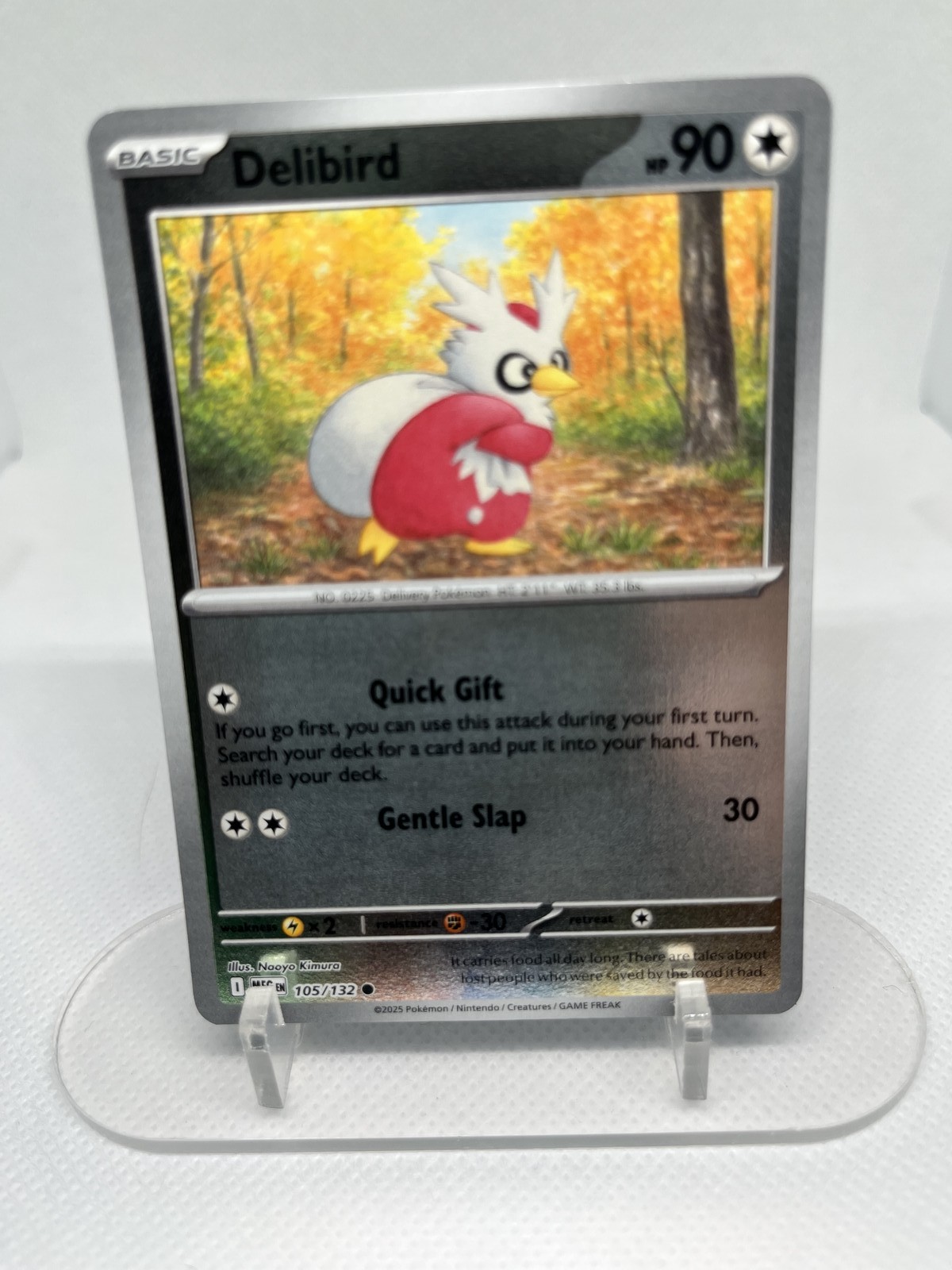 Delibird - 105/132 105/132 Common ME01: Mega Evolution Pokemon Reverse Holo