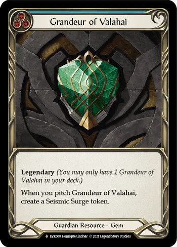 Flesh and Blood - Grandeur of Valahai - Everfest - MINT/NMINT - EN - FOIL - 1st