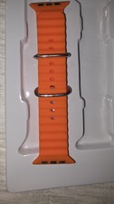 NEW l Apple Watch band Ultra 2 . 49mm Rubber Orange Loop after market 