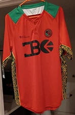 NWT Ethika Men’s Red pattern 2 Button Jersey Sz Large