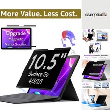 Magnetic Privacy Screen for Surface Go 4/3/2/1 10.5 Inch, Removable Anti Blue...