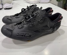 Sidi Shot Vent Carbon Road Cycling Shoes Black Size 45 EU