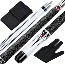Taco de Billar Profesional 58'' de Arce 2 Piezas 19/20/21 oz Baja Deflexi n