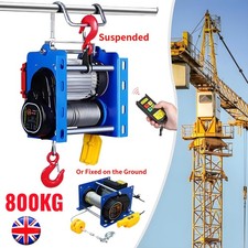 Suspended Electric Winch Scaffold Hoist Winch Crane 800KG with Remote Control UK