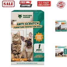 1 Roll Cat Scratch Furniture Protector Tape   Double-Sided Sticky Training 4"...
