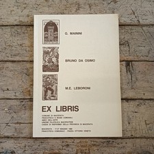G. Mainini, Bruno da Osimo, M.E. Leboroni, Ex Libris. Macerata, 1980