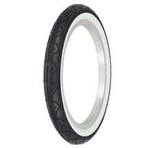 NEW WANDA Slick BIKE BICYCLE TIRE 16" x 1.75" Black White Wall Stroller Scooter