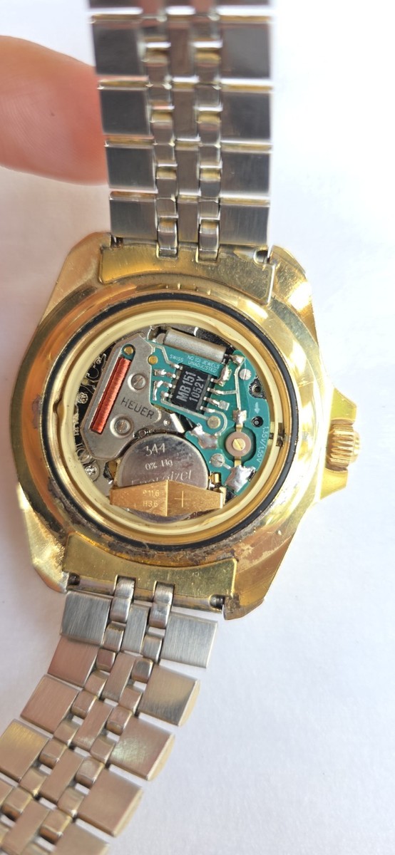 Rare Heuer 980.022 Mens 1000 Series Watch The Wolf of Wall Street