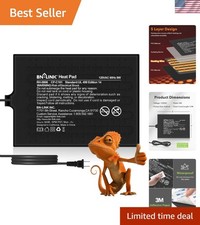 Quick-Set 8W Waterproof Reptile Heating Mat for Terrariums - Sizes 10-20 Gal