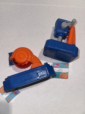 Kids Interactive Mini Drill & Saw Set With Light Up Effects - Ages 18M Plus
