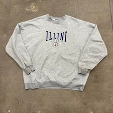 Grey vintage 90s crewneck sweatshirt