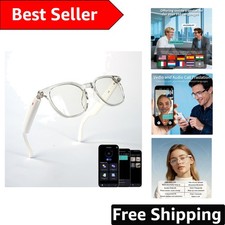 AI Smart Glasses with Bluetooth 5.4 - 160+ Languages & Color-Change Lens