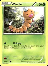 Weedle 1/160 Common - Pokemon XY - Primal Clash 2015 MP